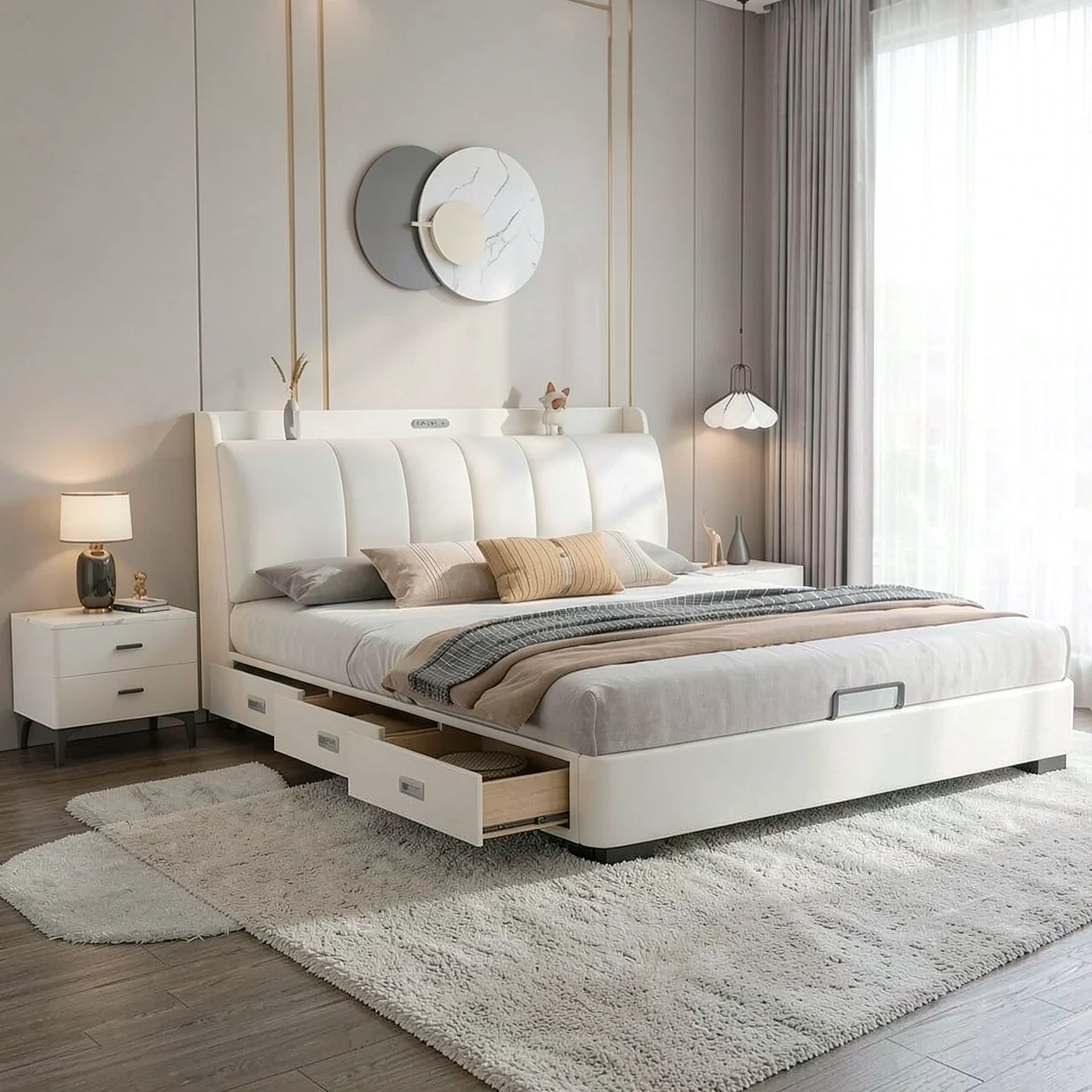 Кровать Nordic Napa Shin Sopdi размер 180x200