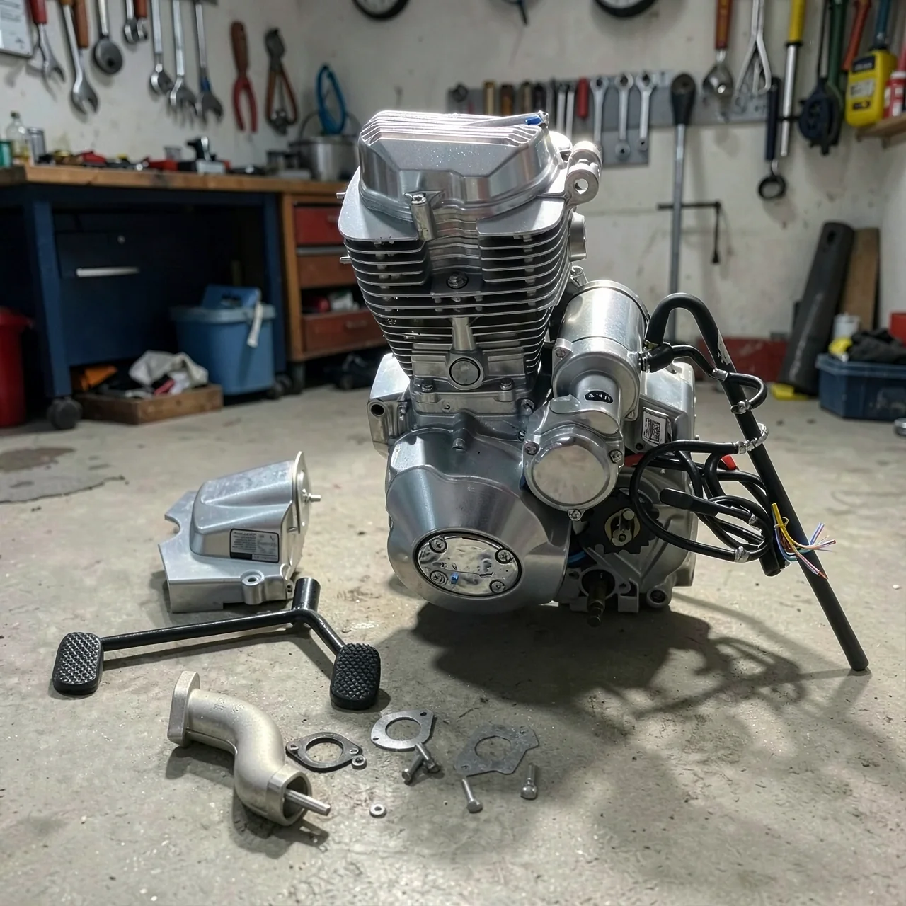 Вертикальный двигатель 150cc для квадроциклов, багги и трехколесных транспортных средств