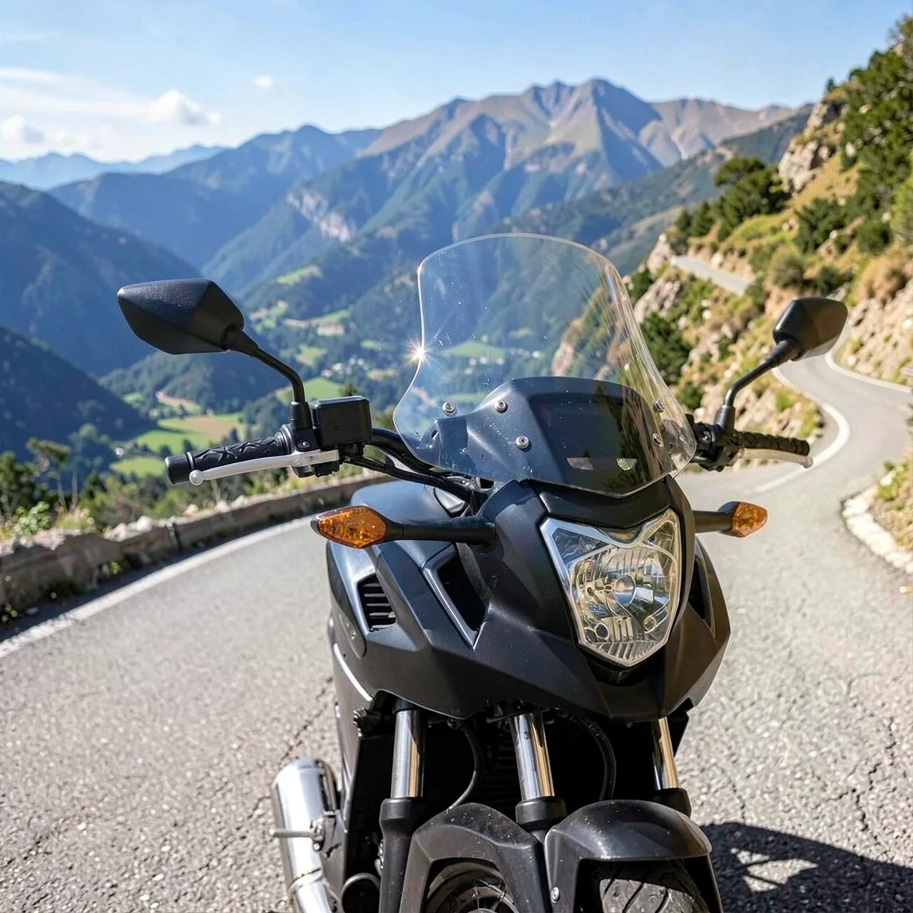 Ветровой дефлектор Honda NC700X прозрачный