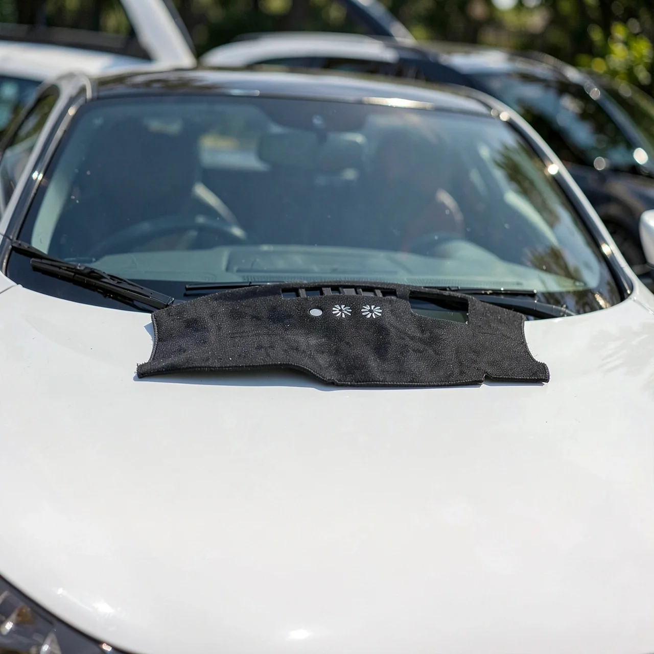 Коврик на торпедо Mazda MX-5 NC черная строчка