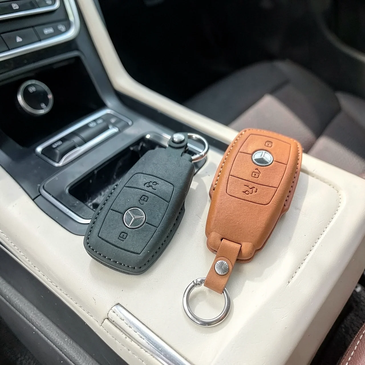 Чехол для ключа Mercedes-Benz A款 черный