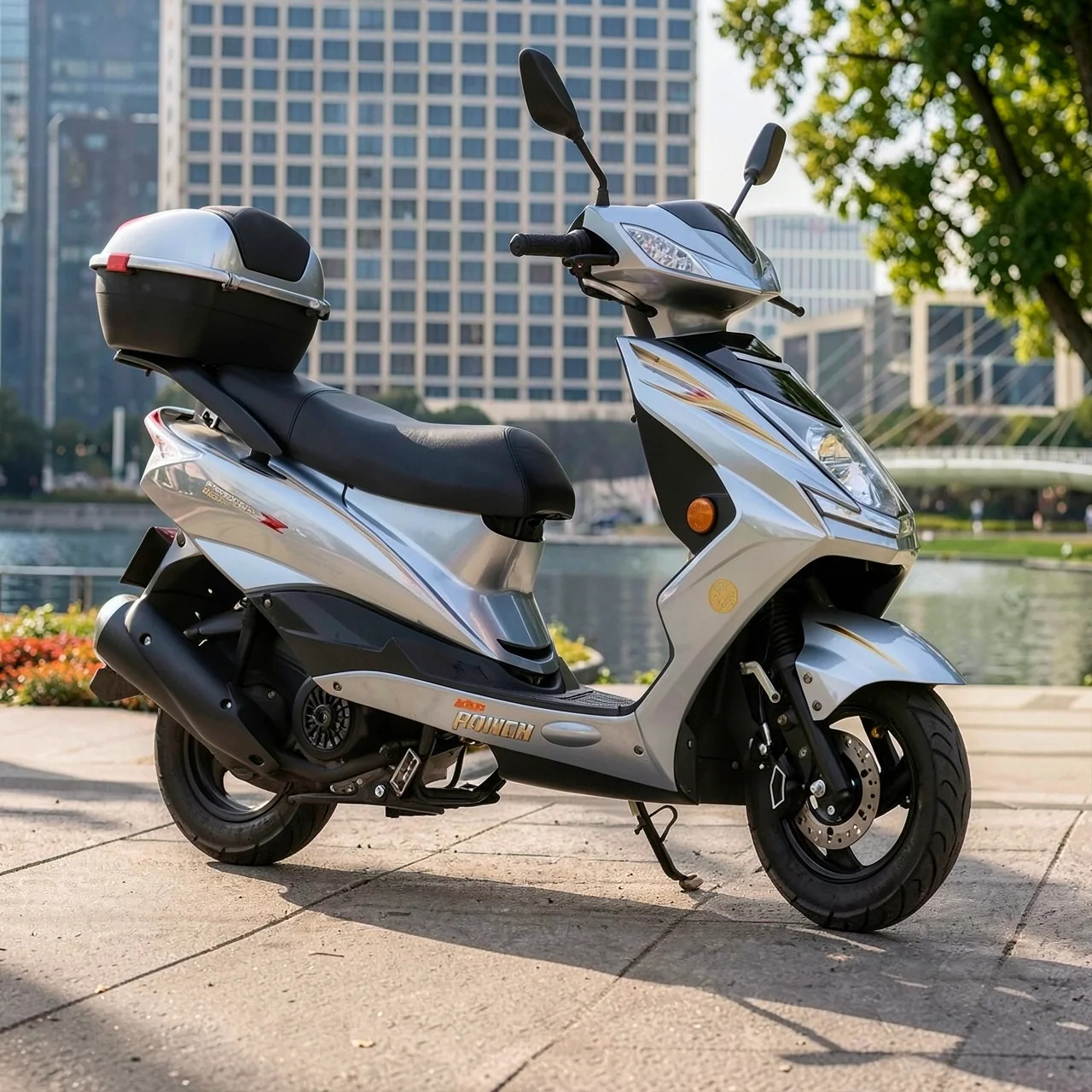 Мотоскутер Shangling 125 карбюратор белый