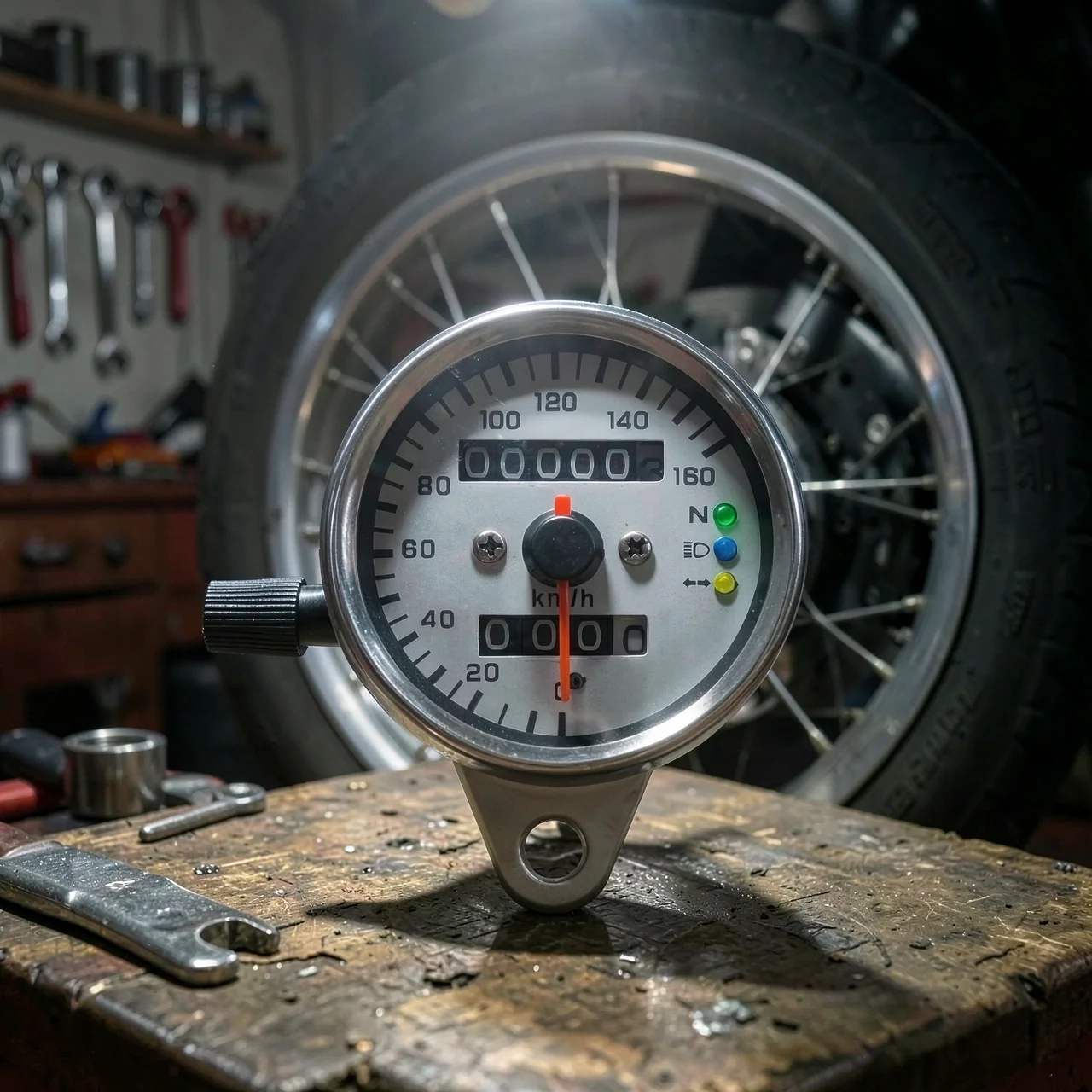 Спидометр мотоциклетный универсальный KG CJW3 12В