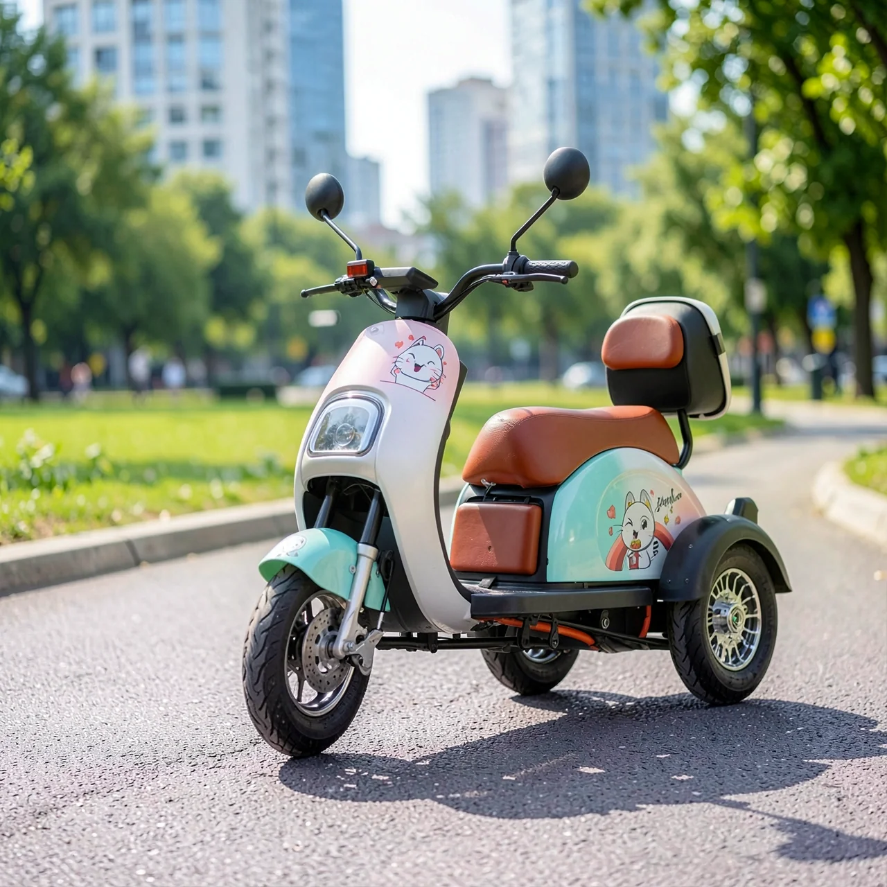 Электрический трехколесный велосипед Amili XTE базовая комплектация
