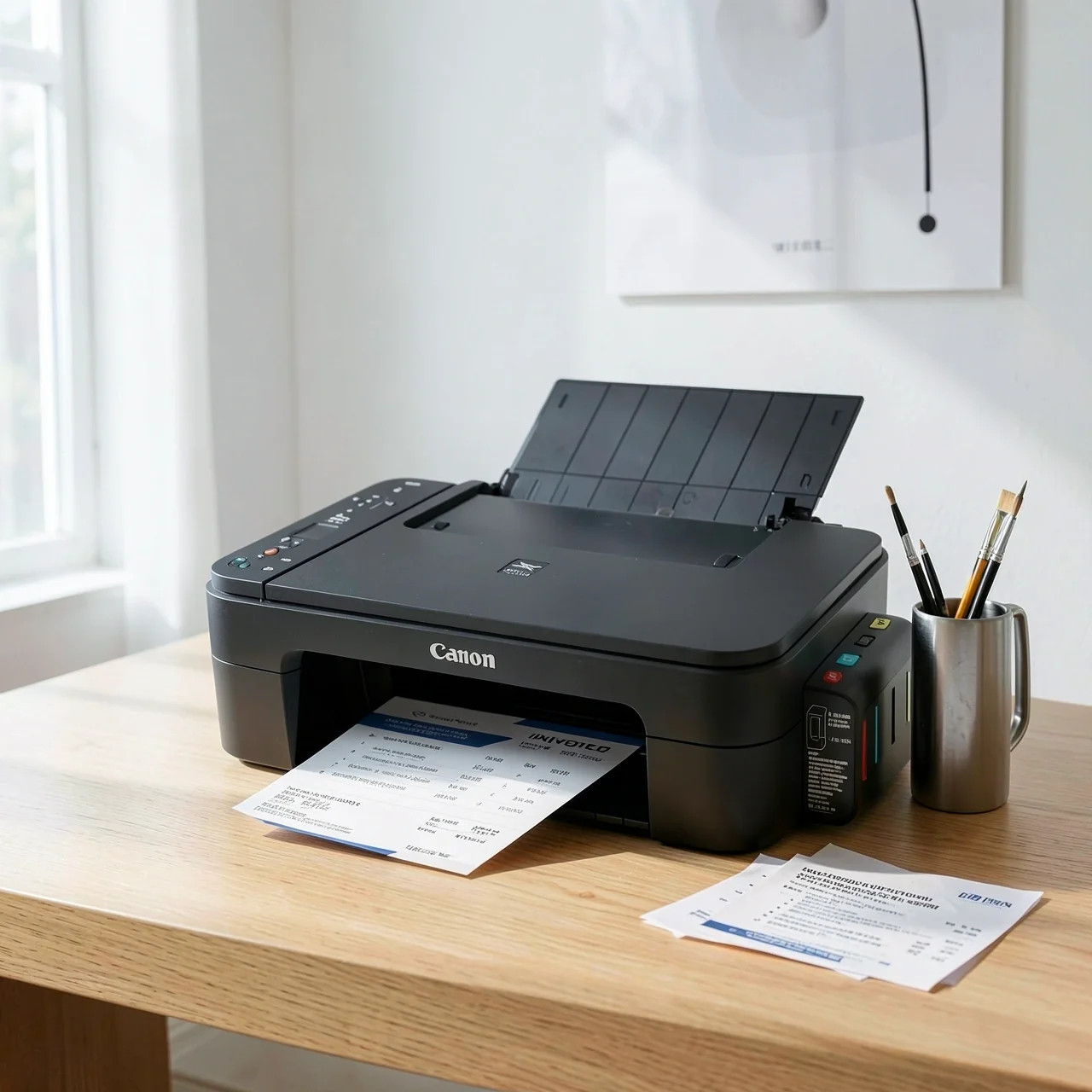 МФУ Canon TS3665 черно-белая печать 3 бутылки