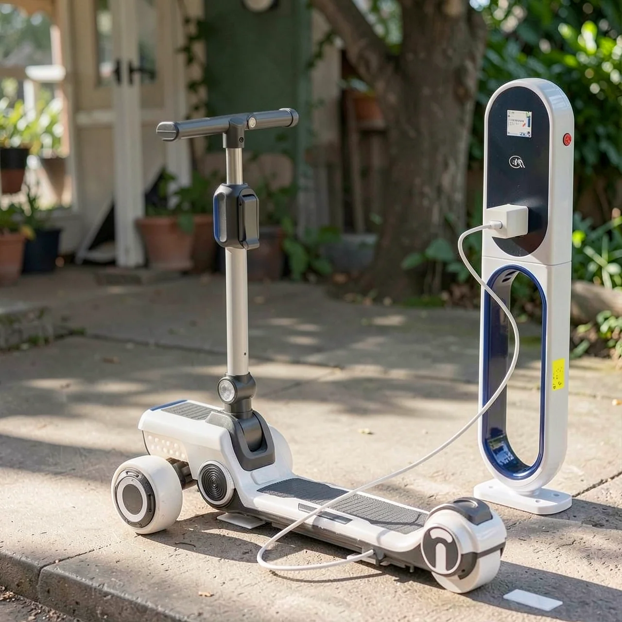 Электросамокат Voli Kan Серфинг серый