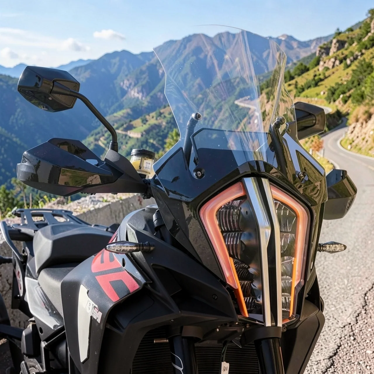 Ветровой экран дымчатый для KTM Adventure