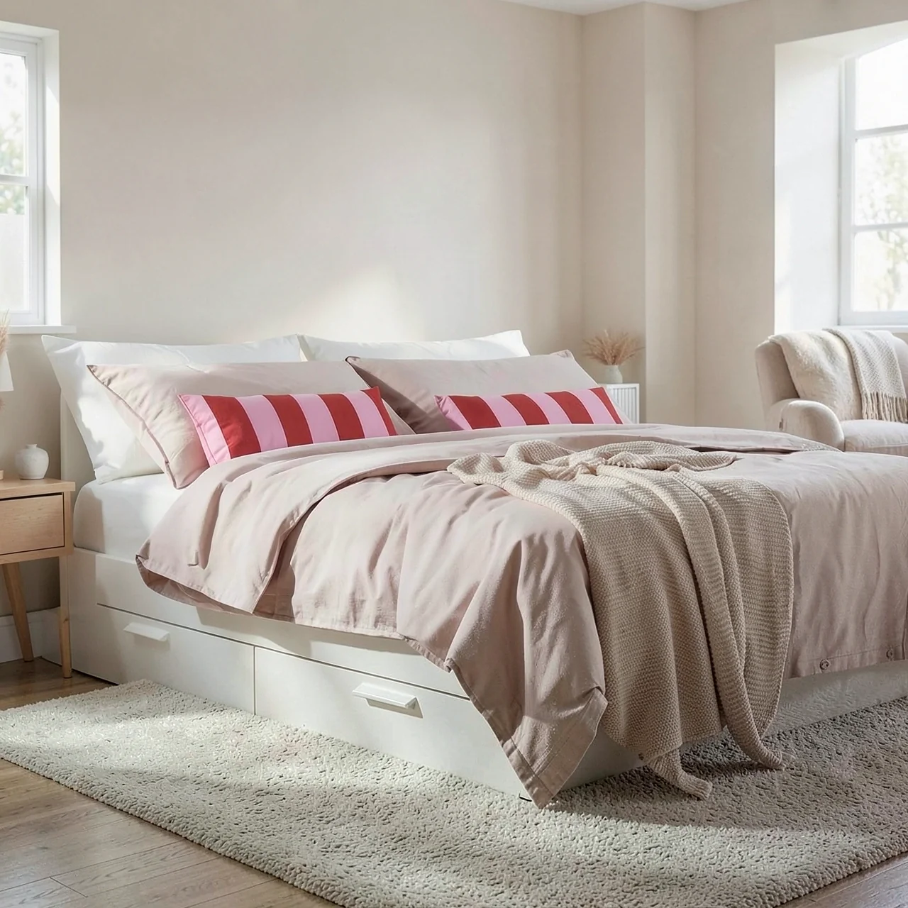 Кровать двуспальная Ikea Brimnes
