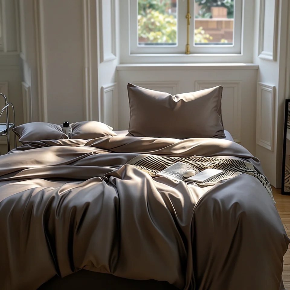 Постельный комплект LIFE HOME из лиоцелла Tencel, 4 предмета