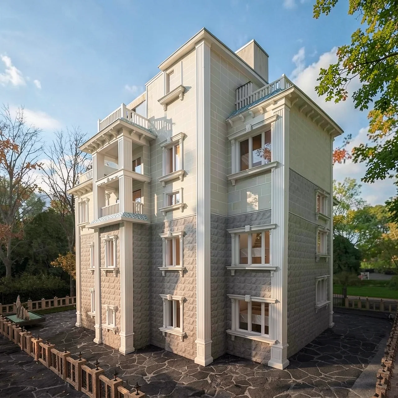 Плитка настенная каменная E-Stones для наружных работ 300x600 мм