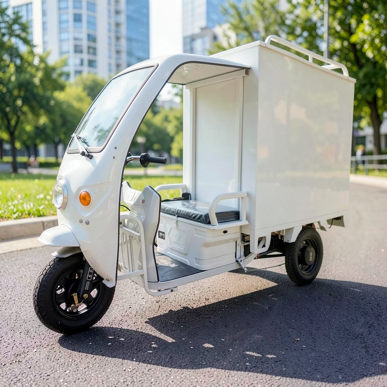 Электрический грузовой трицикл Zhongtong SF Express