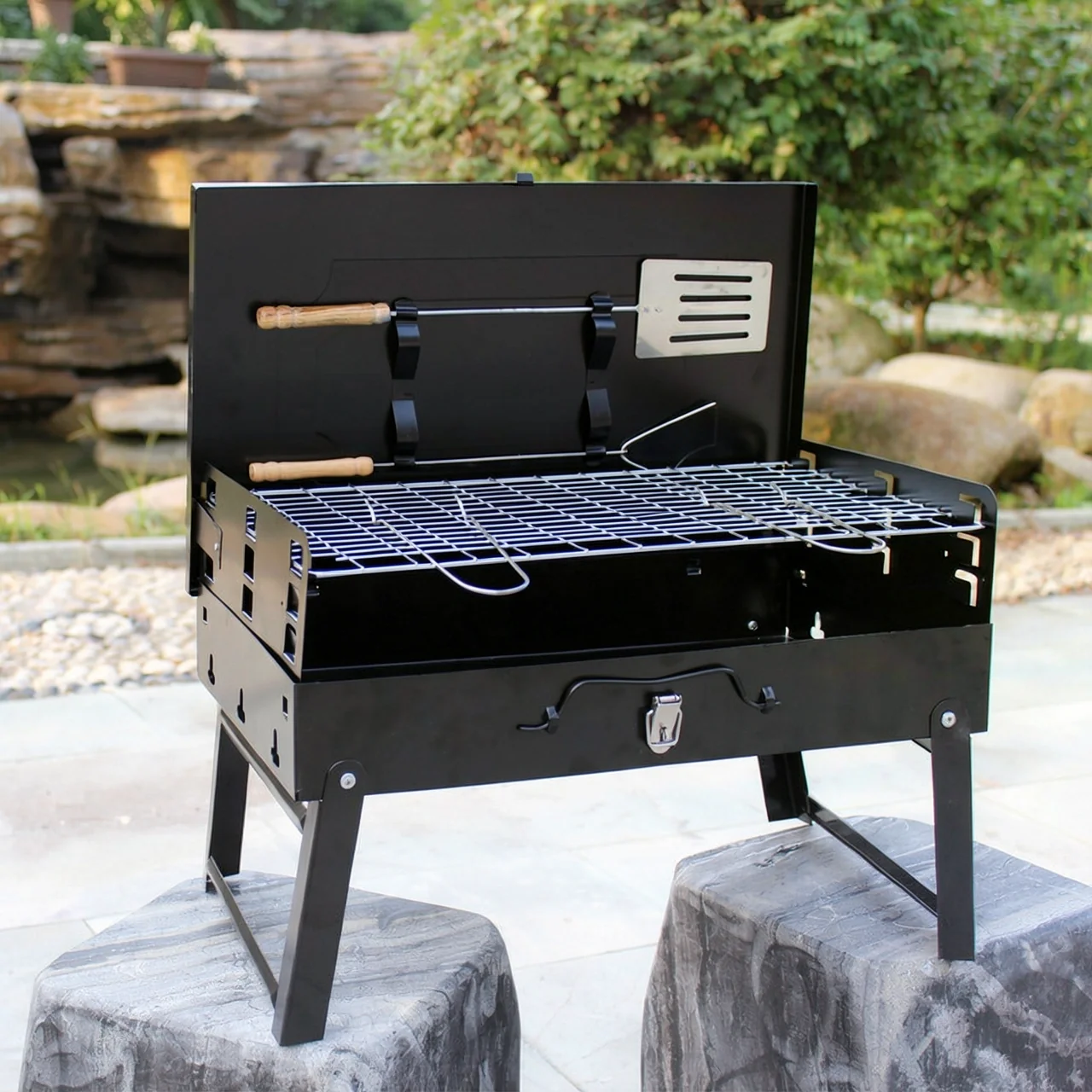 Гриль угольный Bo Rong Ge KW-112 45x27x47 см