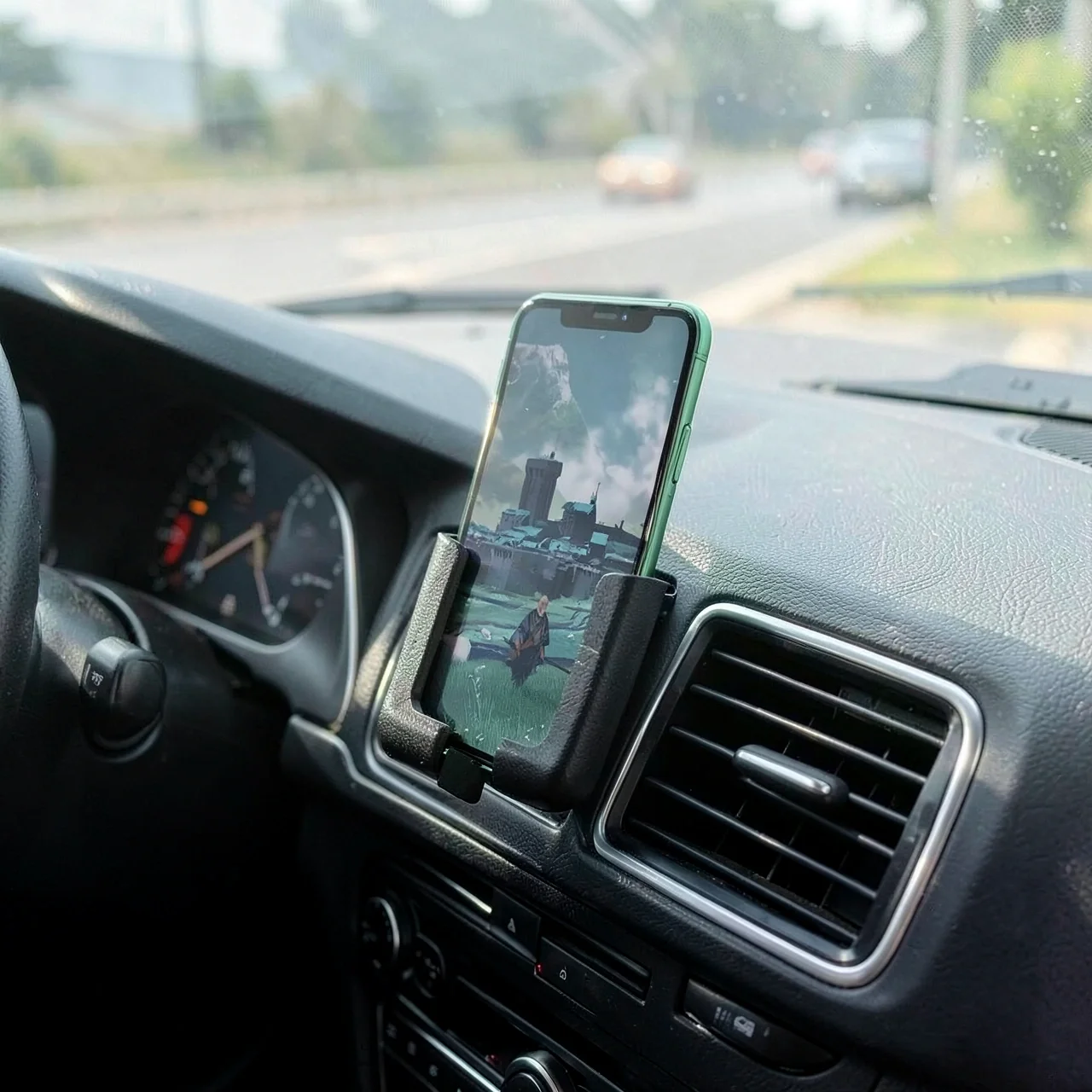 Автомобильный держатель черный комплект из двух