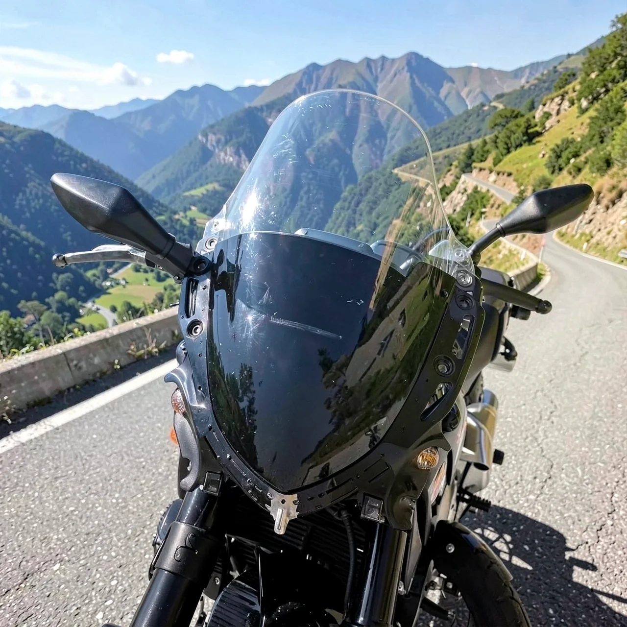 Ветровой дефлектор MIXTER Yamaha R15 черный