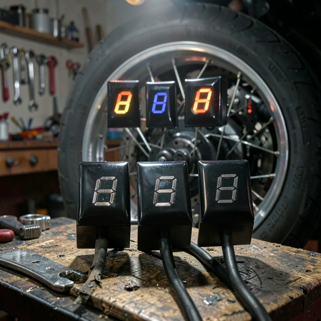 Цифровой индикатор передачи для мотоциклов Honda EFI