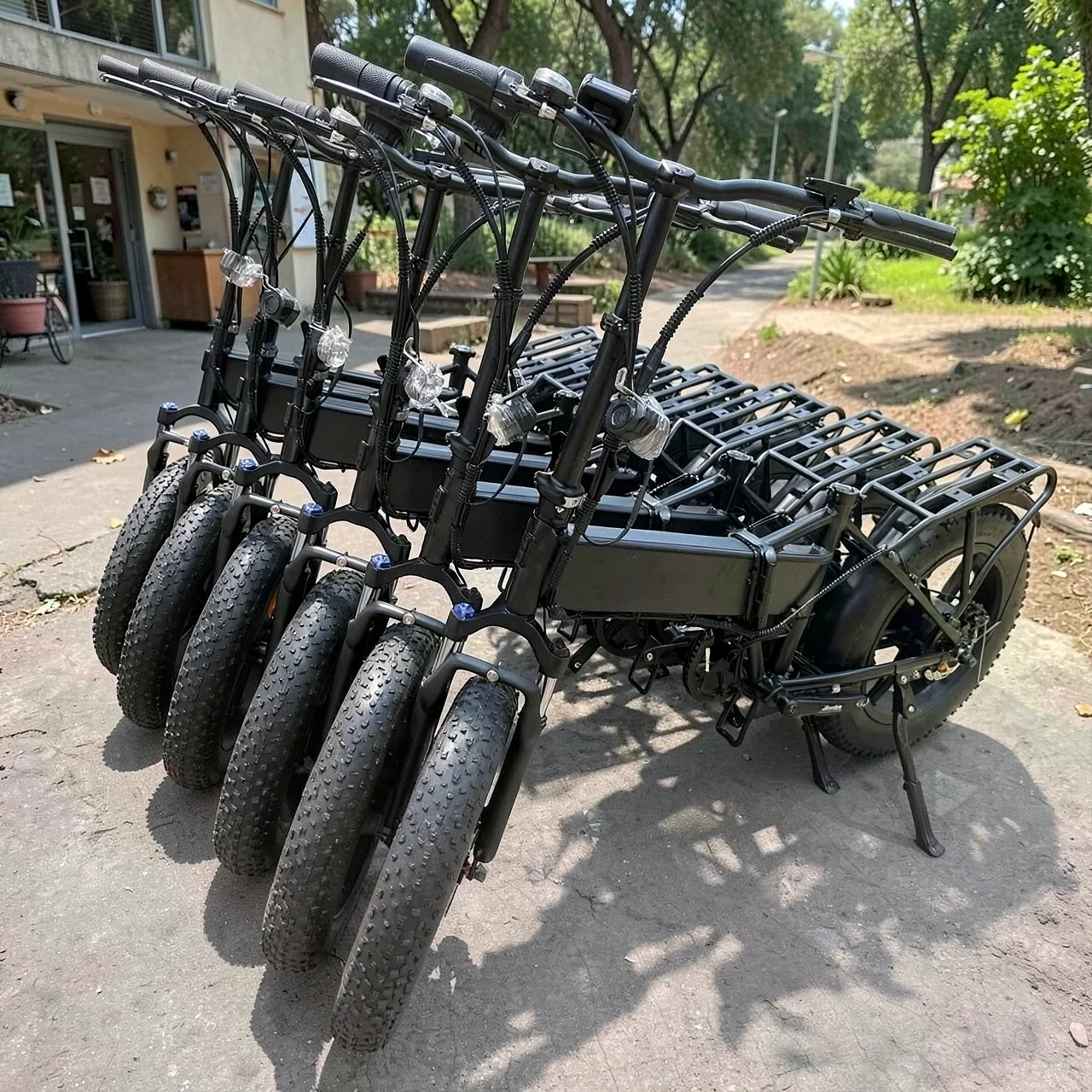 Электровелосипед JINGHMA R6 черный 10Ah спицованные