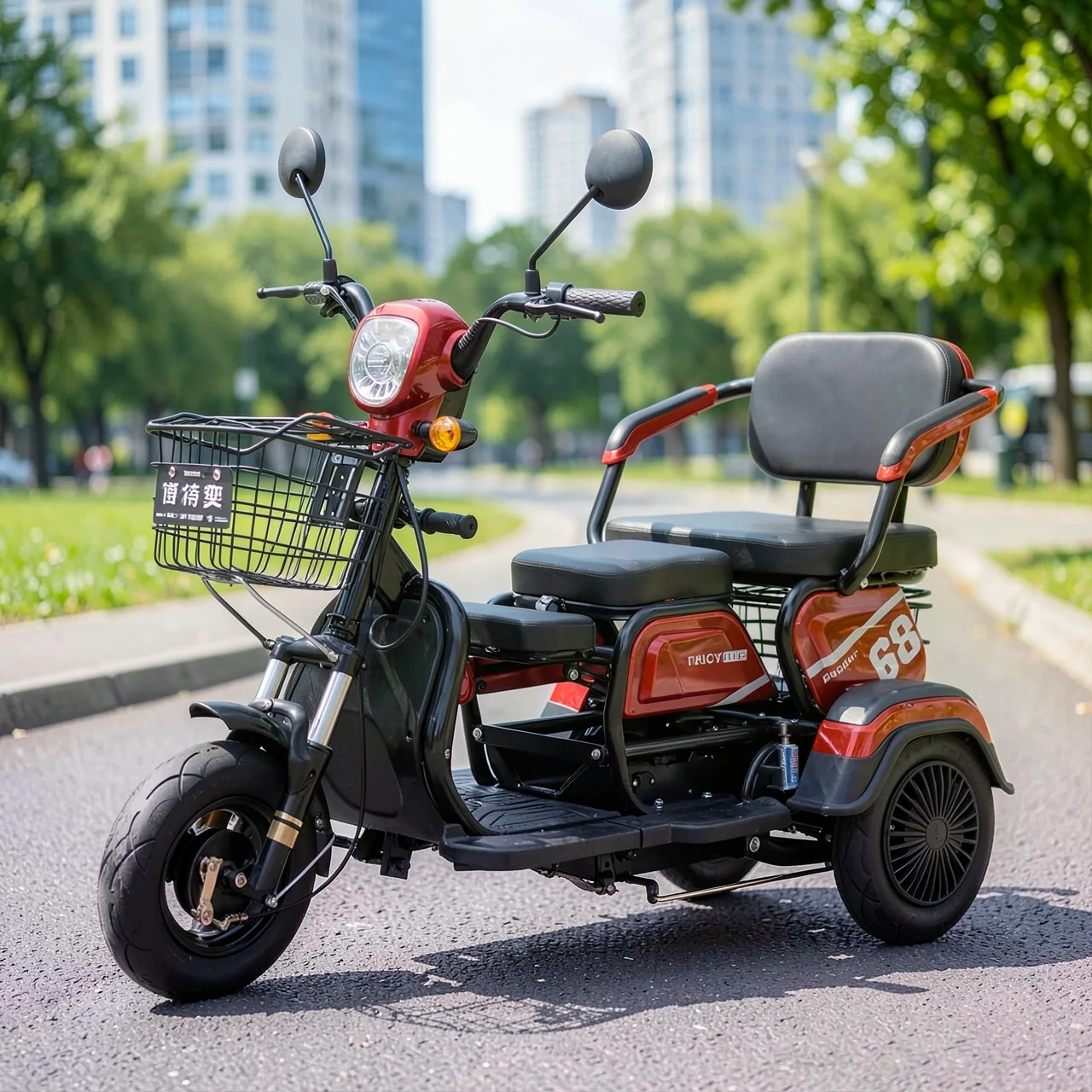 Электрический велосипед 3-колесный Boteyi Cool 3rd Gen 600Вт 48В