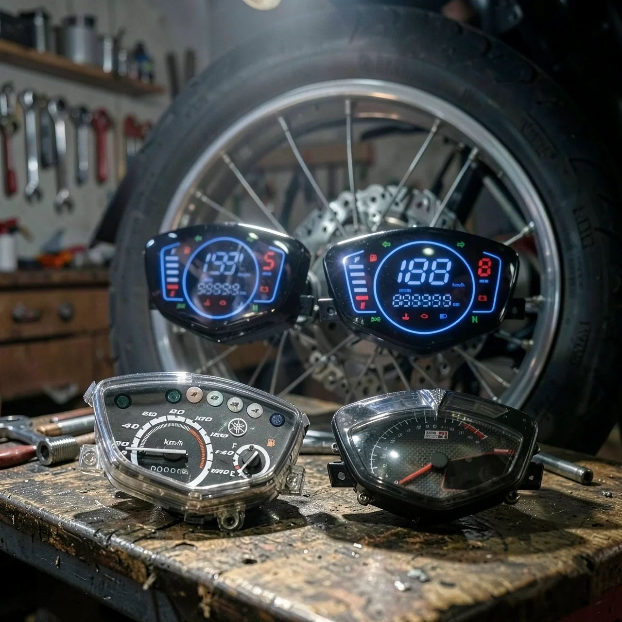 Цифровой спидометр для мотоцикла Yamaha Crypton 110 L135/LYM110