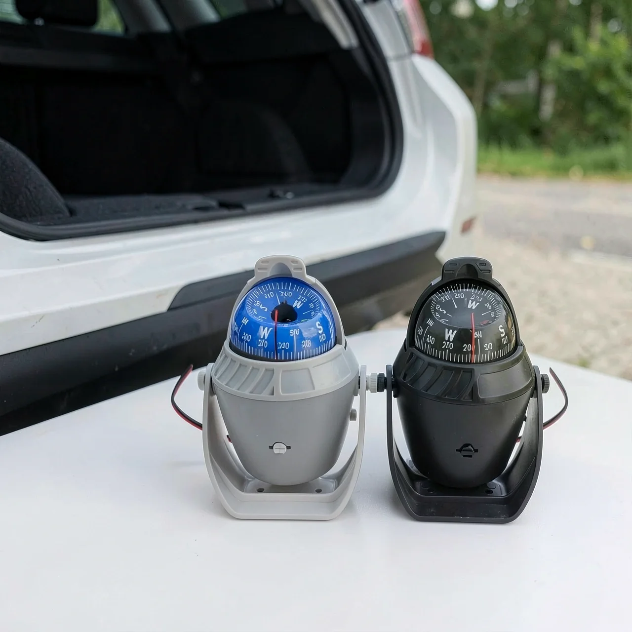 Компас морской Leide LC760 черный с LED-подсветкой