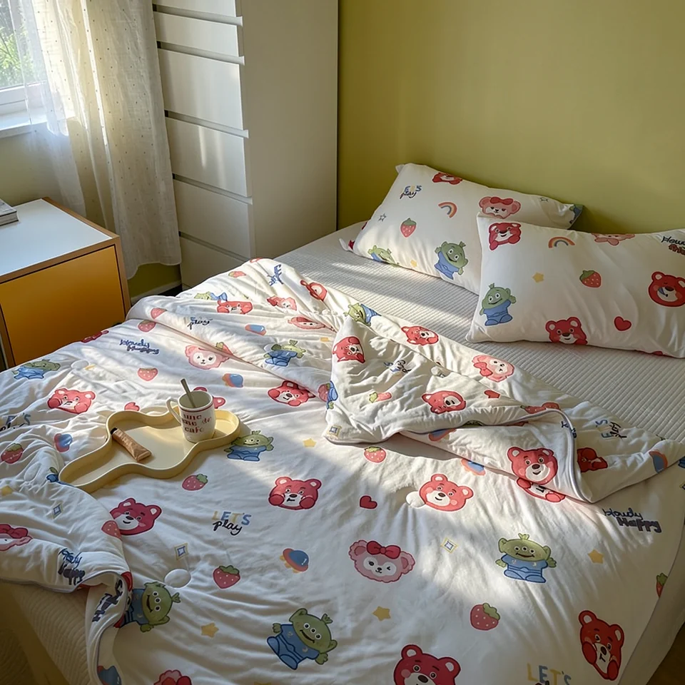 Одеяло детское с кроликом 150x200