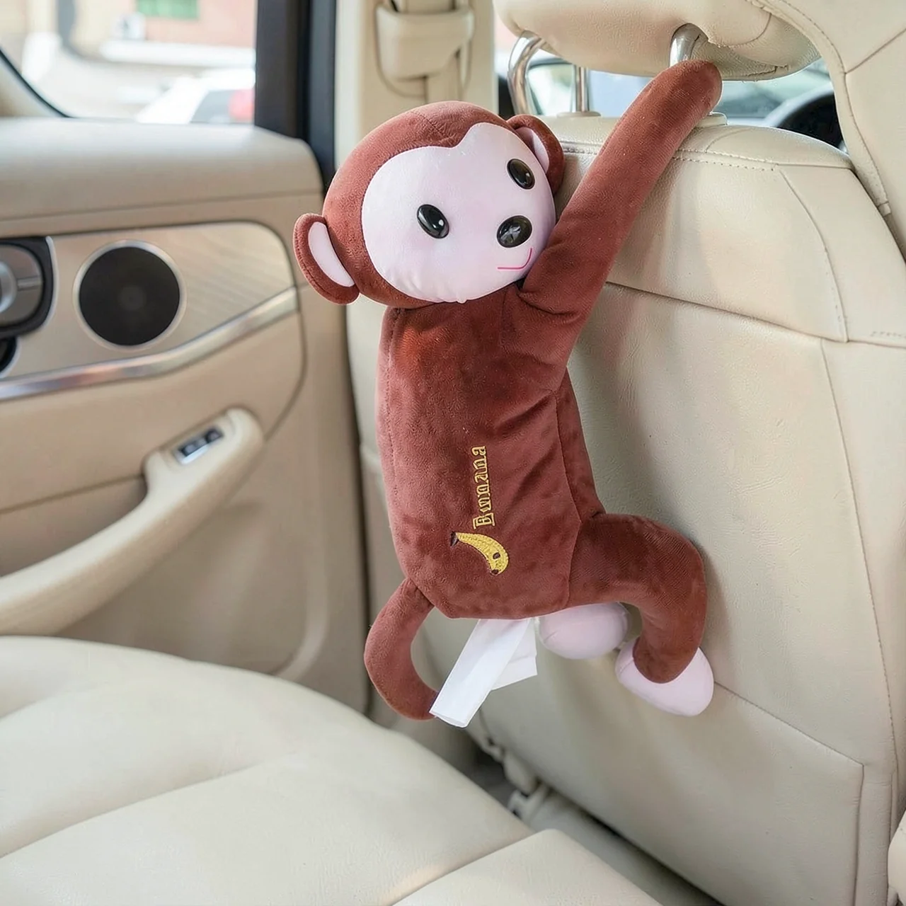 Держатель для салфеток Pippi Monkey розовый