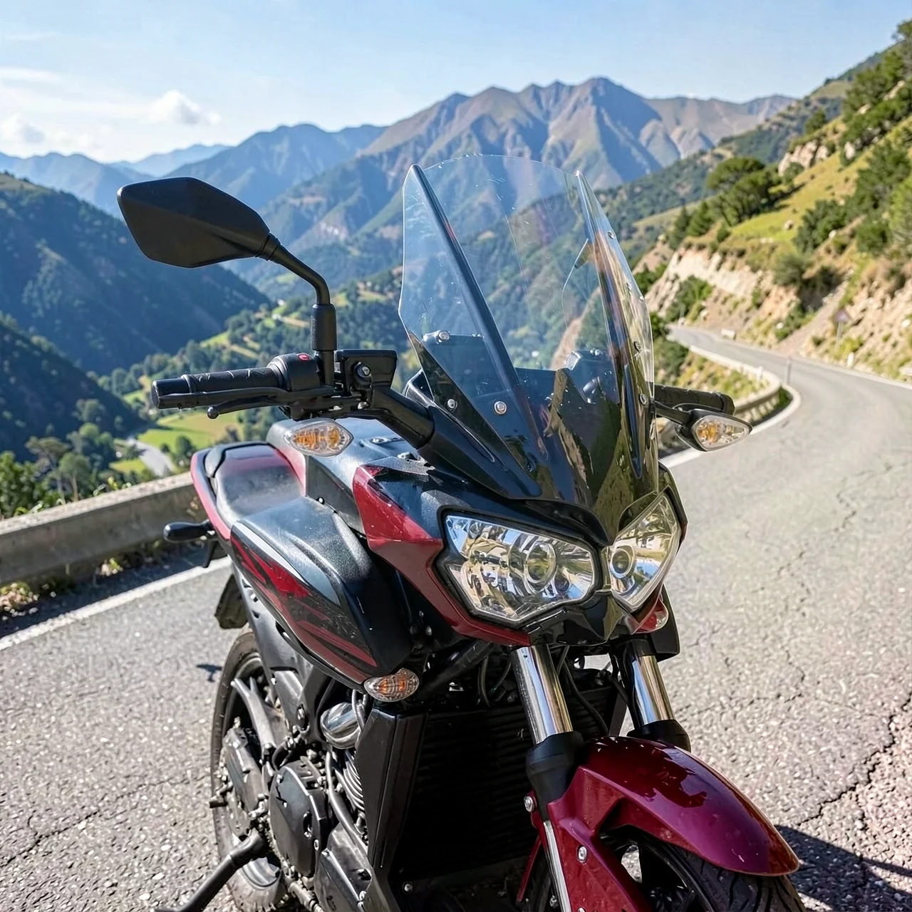 Модифицированное ветровое стекло для Kawasaki Z250/Z400 (2019-2022)