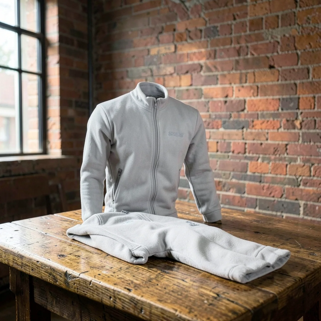 Велосипедный костюм SWG Haoyu fleece светло-серый
