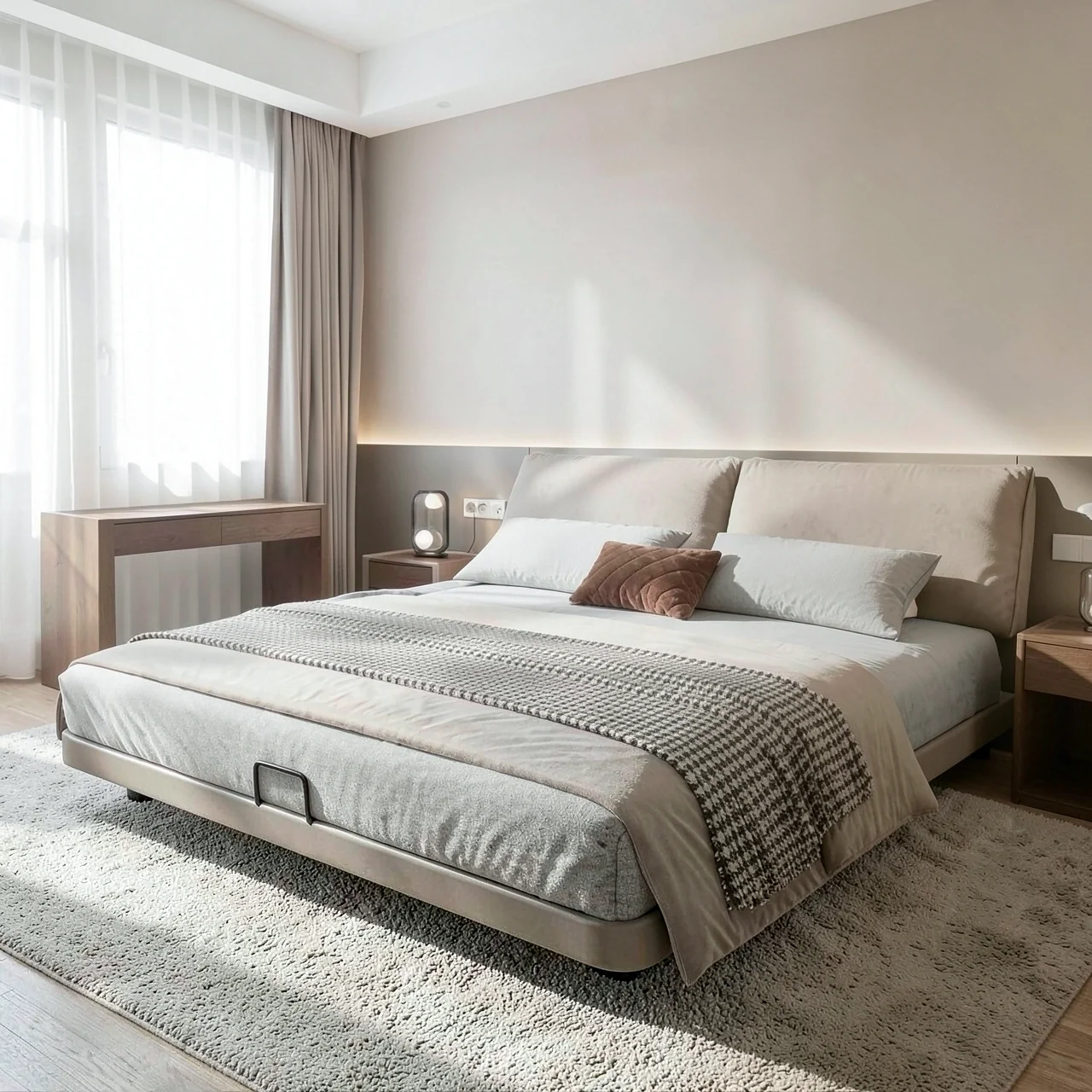Кровать Ni Sheng парящая 150x200 см