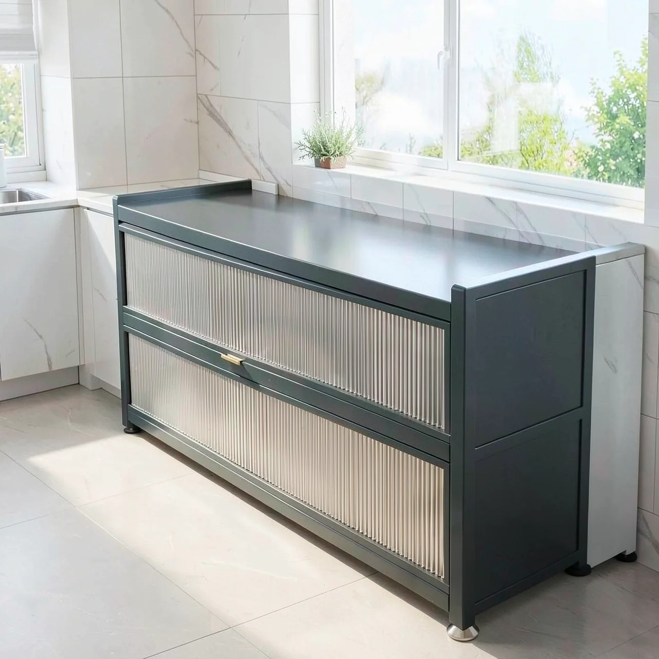 Стеллаж кухонный 3 уровня 60x42x80
