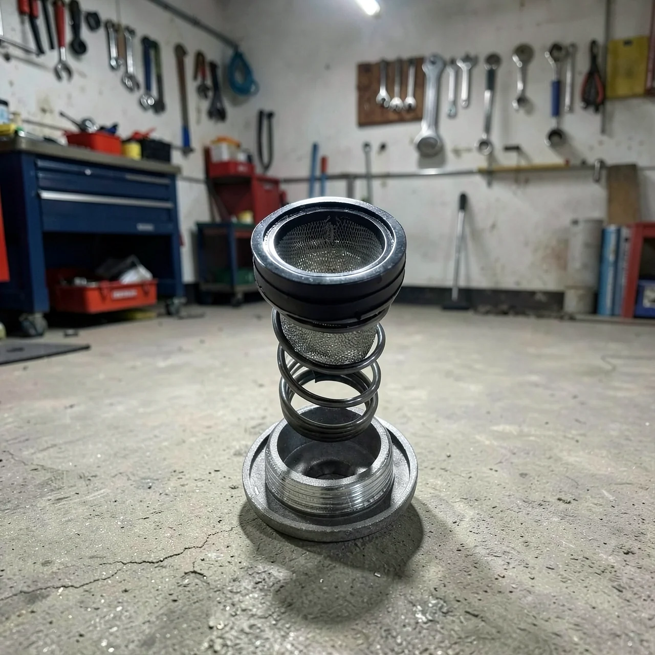 Масляный фильтр (сетчатая крышка с болтом) JIANHAO для GY6 50/125/150cc