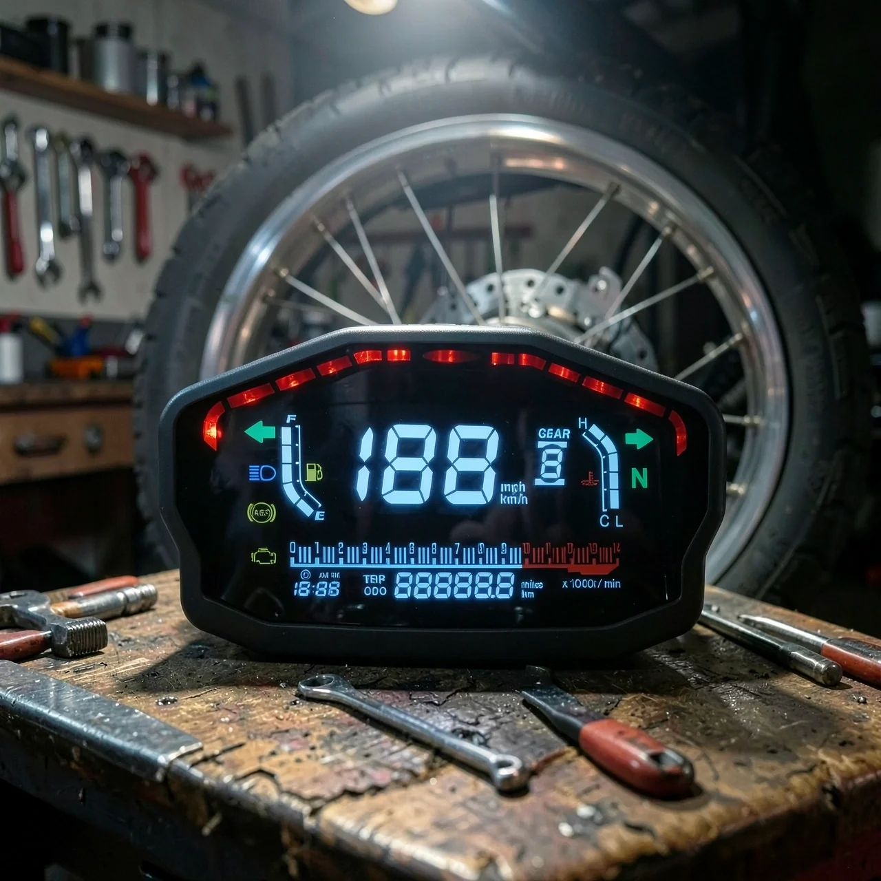 Универсальная ЖК-панель приборов для мотоцикла tkspeed
