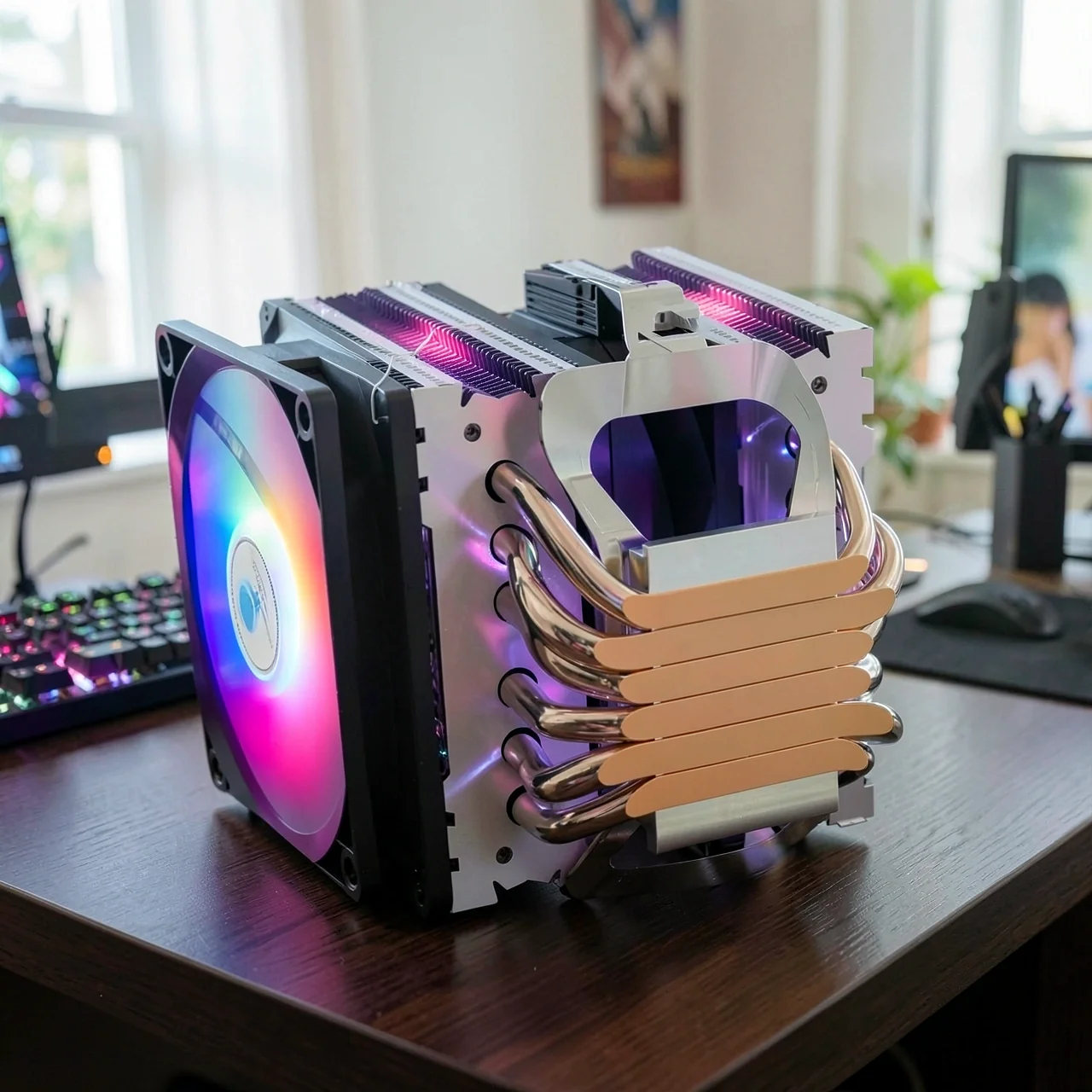 Кулер Frostwind X99 без подсветки, 2 вентилятора, PWM