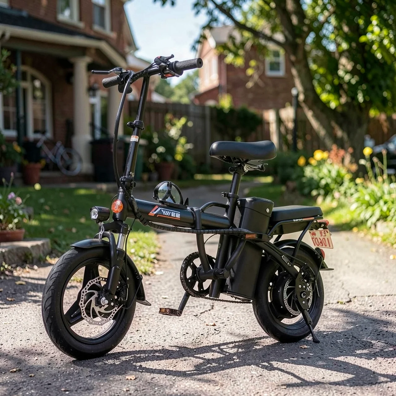Электровелосипед Jiaoma Folding Drive серый, 12Ah