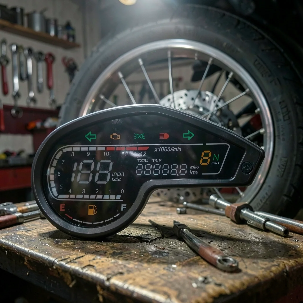 Цифровая приборная панель для мотоциклов Honda NXR, Vento Crossmax, Italika DM