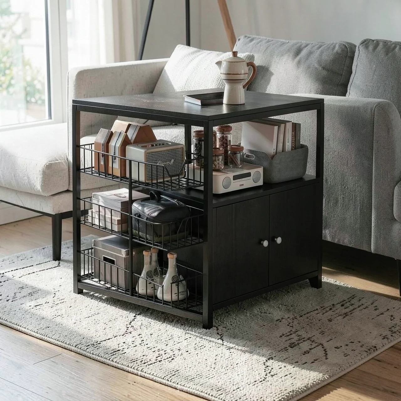 Прикроватный столик-шкаф Simply Modern Side Table