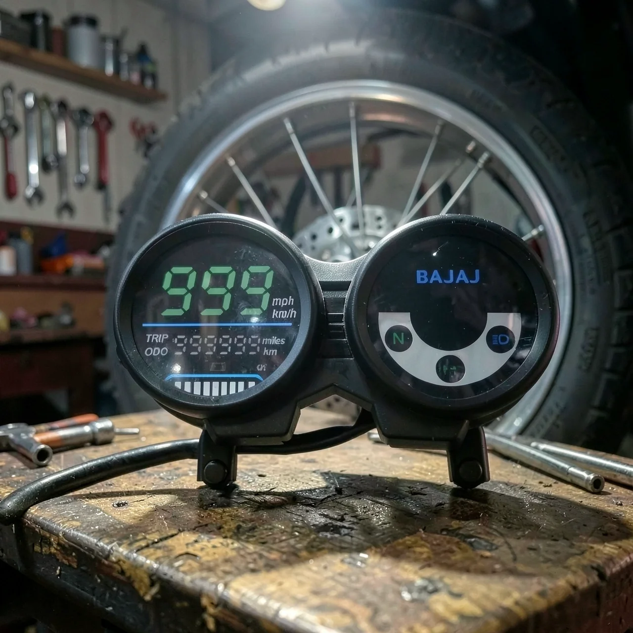 Приборная панель со светодиодным дисплеем для мотоцикла Bajaj CT100 от JGGF