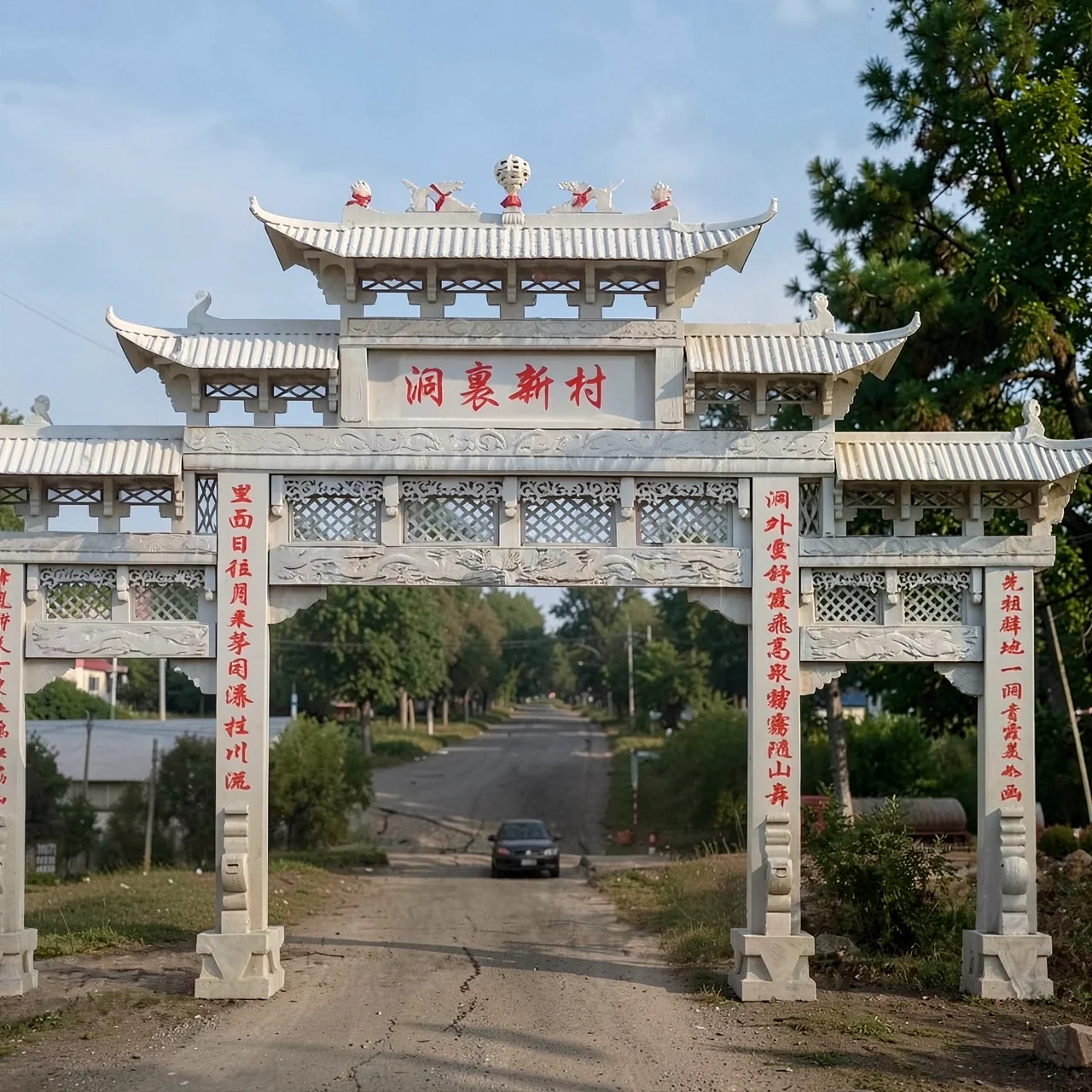 Каменная резная арка Kinson