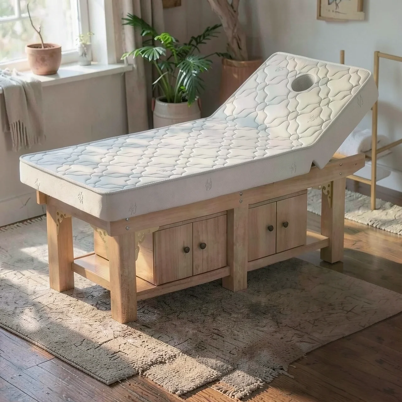 Кушетка косметологическая 185x70 белая латекс