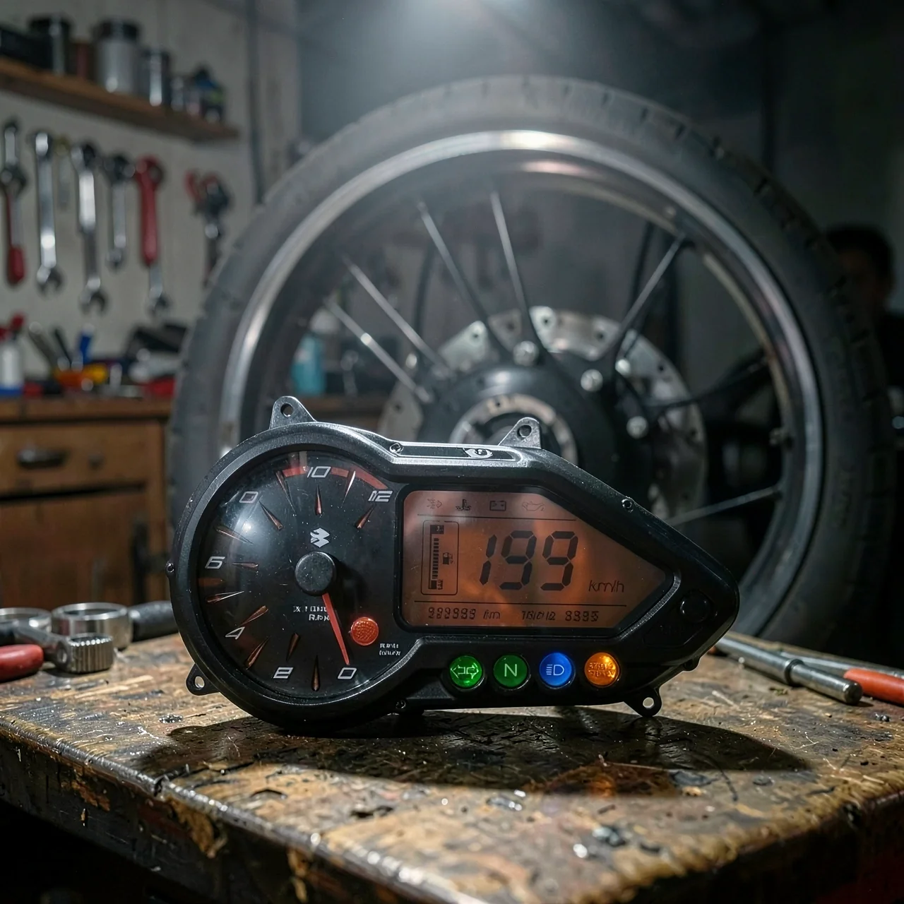 Цифровая приборная панель LCD для мотоцикла Bajaj Pulsar 180 JG-022