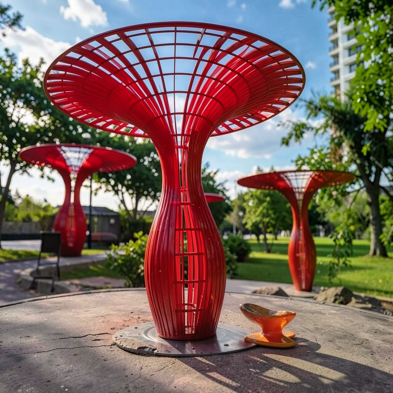 Скульптурная садовая арка из нержавеющей стали Huilin Sculpture
