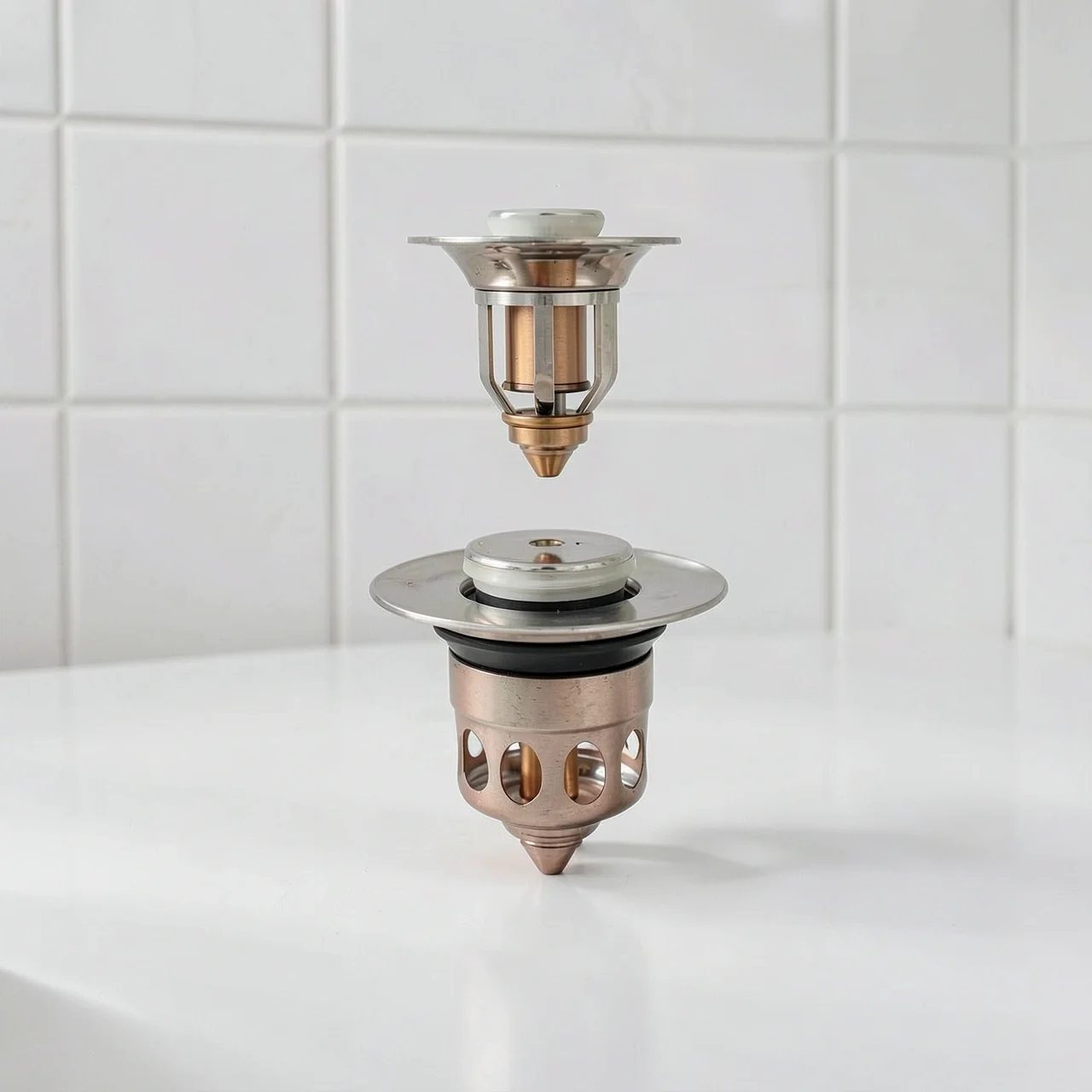 Клапан-пробка Sky Bath Модель B стальной корпус
