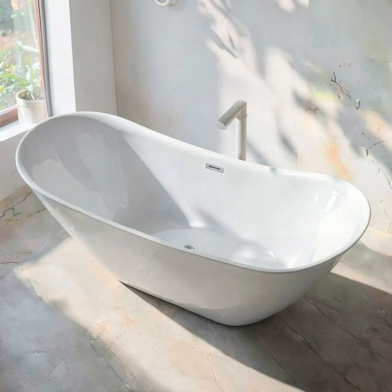 Акриловая отдельно стоящая ванна Bathsmith Goldrs MRS-6014