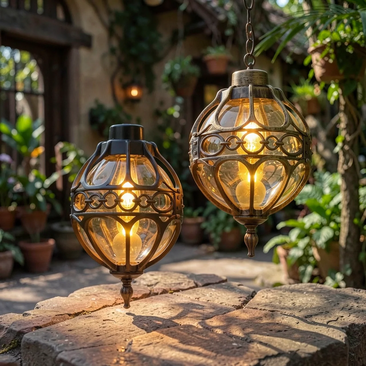 Уличный подвесной светильник Birtis Lighting HDS-DD555 в американском стиле