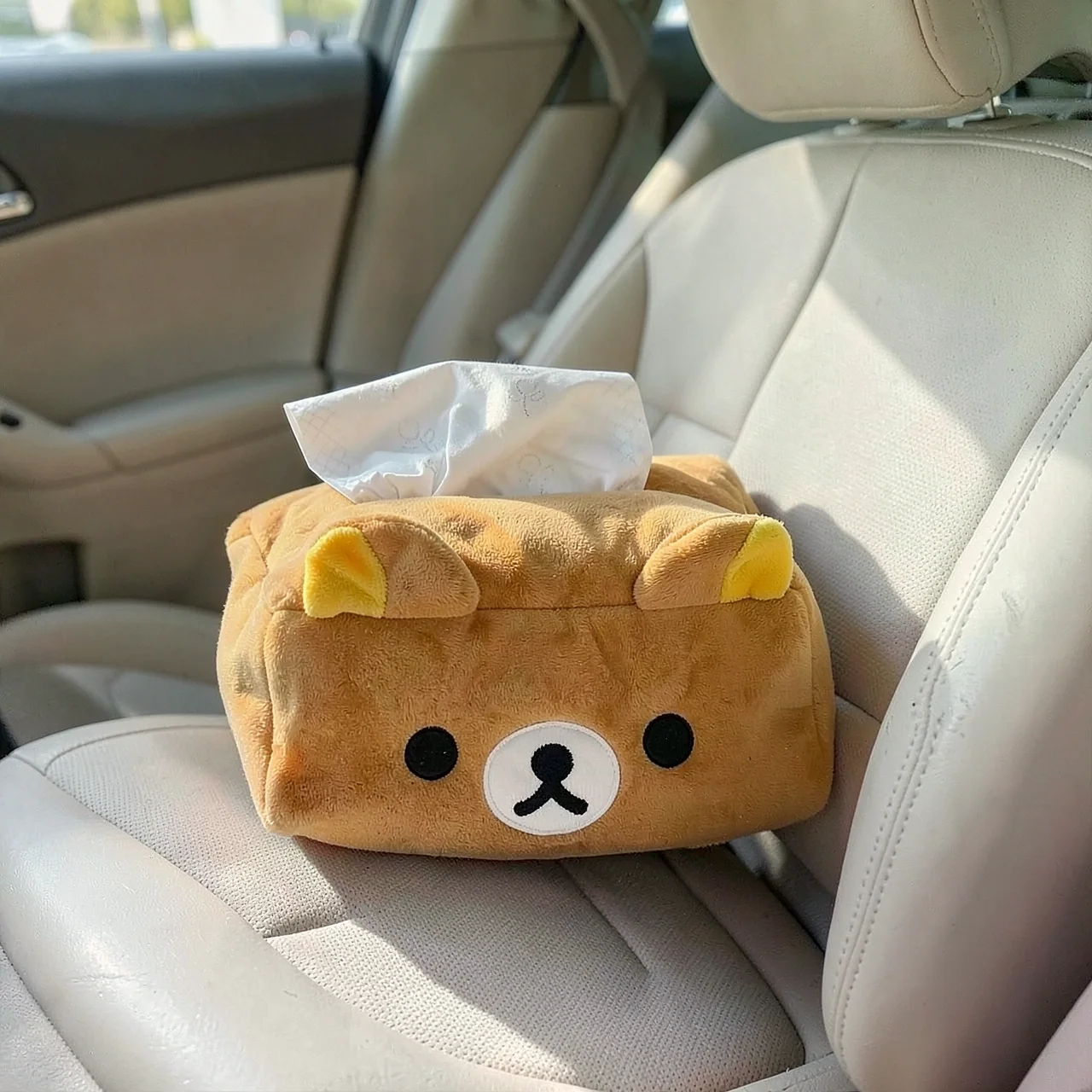 Плюшевая коробка для салфеток Rilakkuma
