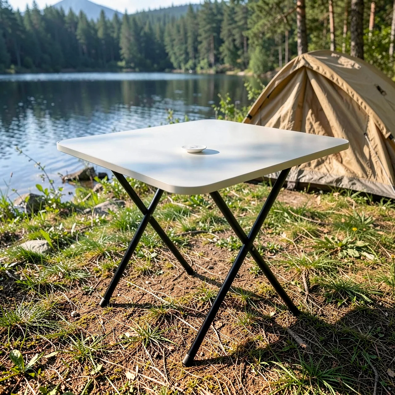 Стол складной OTHER A+ черный 60x40x50