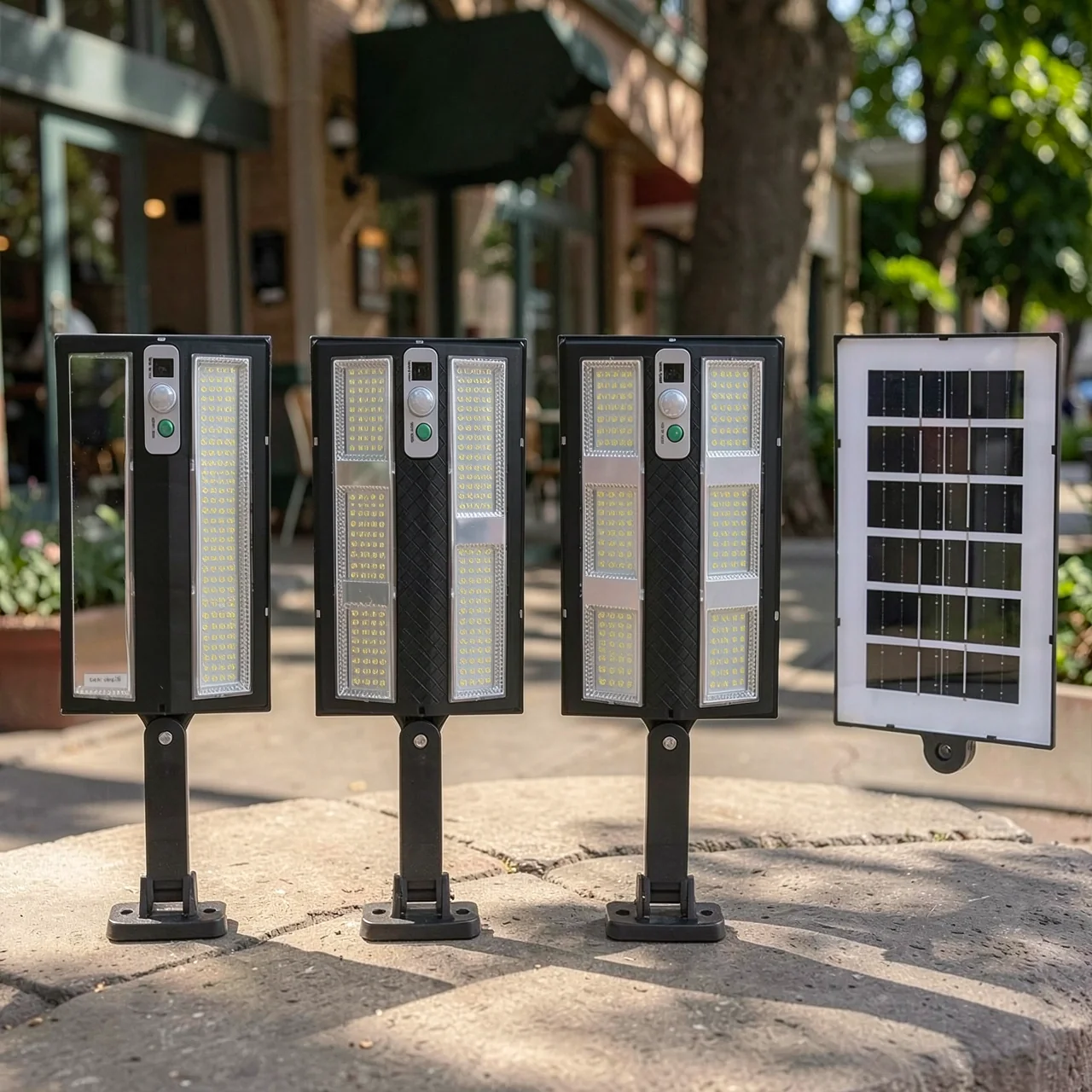 Уличный солнечный фонарь-бра LED BK210 с пультом управления
