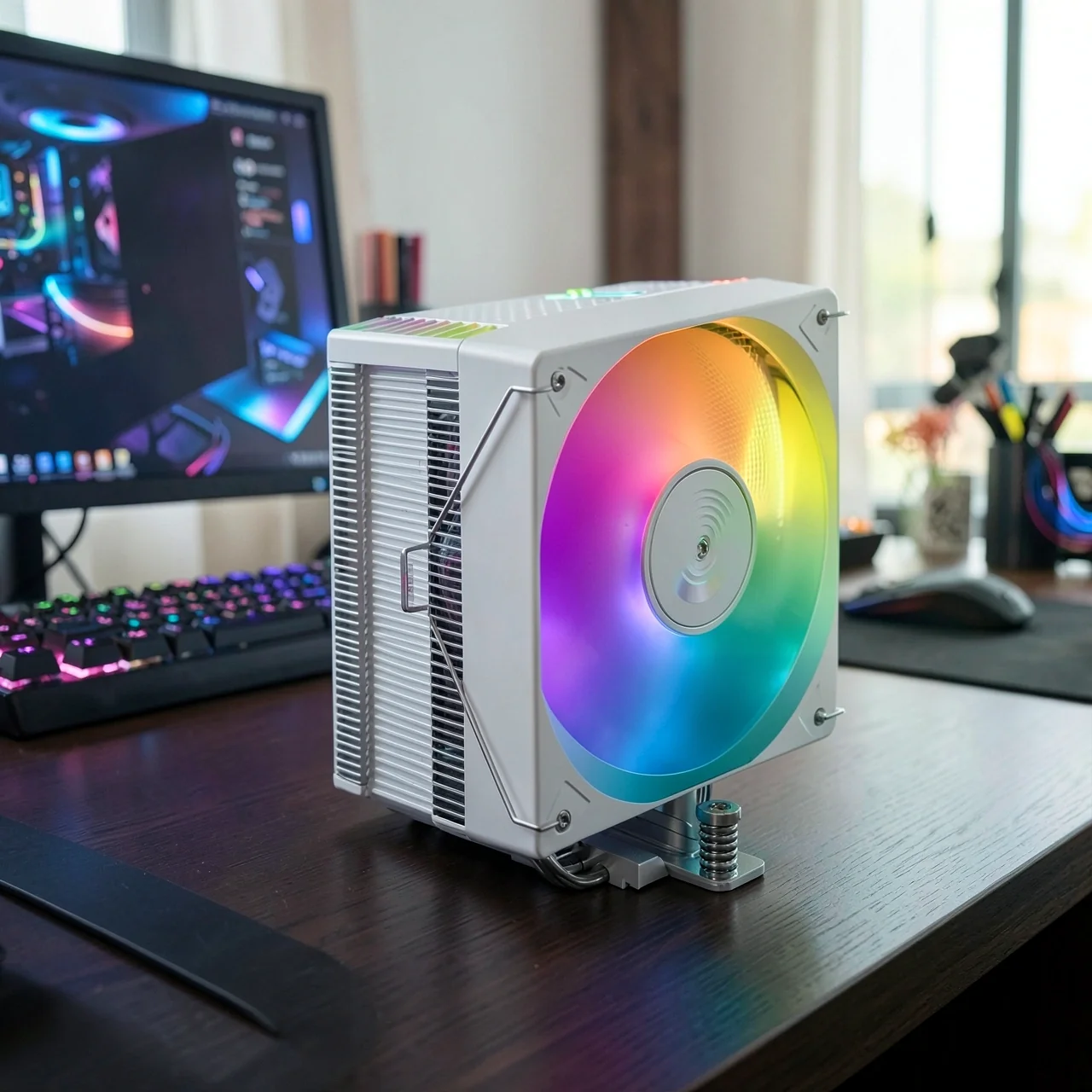 Кулер для процессора Jonsbo CR-1000 EVO белый ARGB