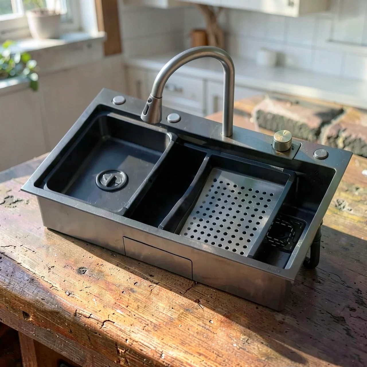 Кухонная мойка 80x45 люкс