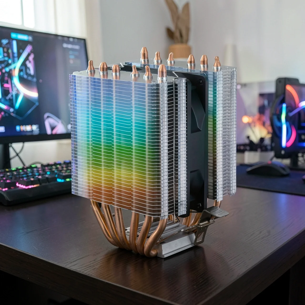 Система охлаждения Ice degree E9 6 трубок, 1 вентилятор, RGB, PWM