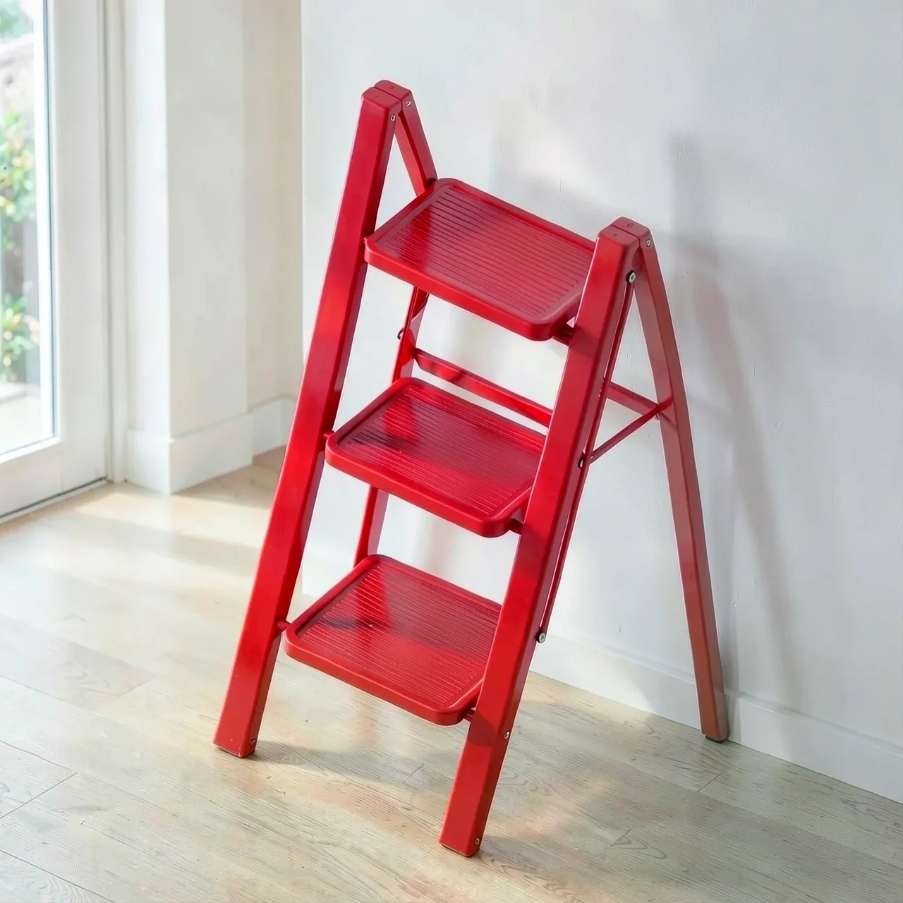 Лестница складная стандарт 5 ступеней с наклейками